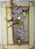 Hummingbird Stained Glass