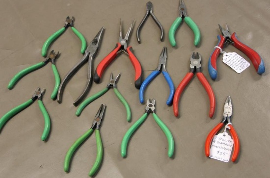 Xcelite, Diamaloy, and Channellock Pliers, Nippers, and Cutters
