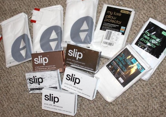 New in Packaging Silk Pillowcases and Pillow Protectors