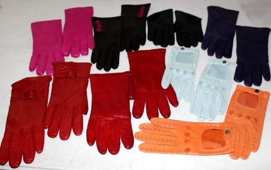Eight Pairs of Exquisitely Soft Leather Gloves