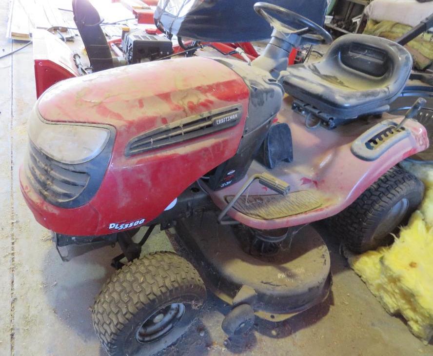 Craftsman DLS 3500 Riding Lawn Mower | Proxibid