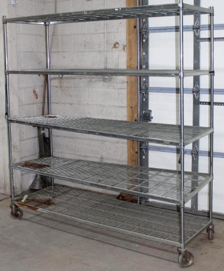 Large Steel Rolling Shelf