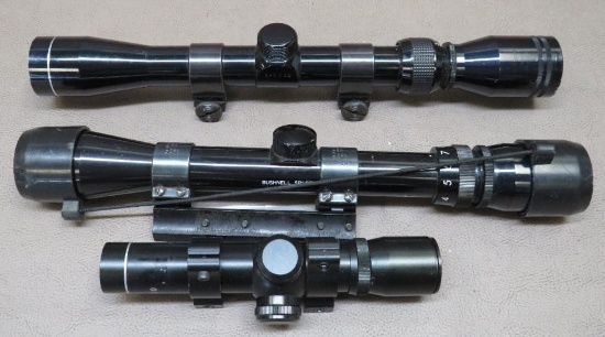 Three Rifle Scopes | Guns & Military Artifacts Gun Optics & Scopes ...