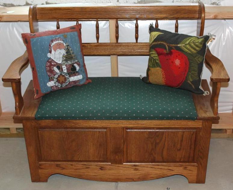 Conestoga Wood Storage Bench Proxibid