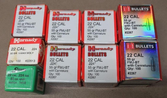 22 Cal Bullets for Reloading
