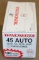 100 Rounds Winchester 45 Auto Ammunition