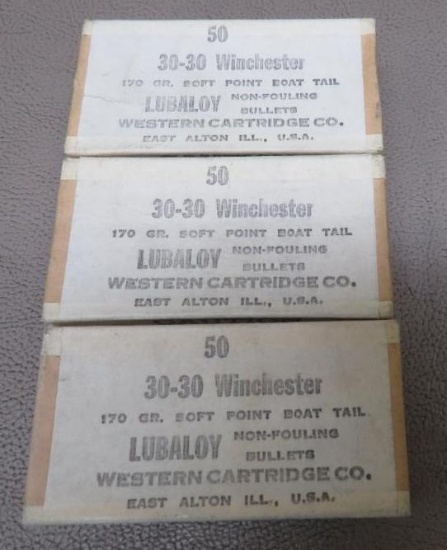 Vintage Western 30 cal Bullets for Reloading 30-30 Winchester