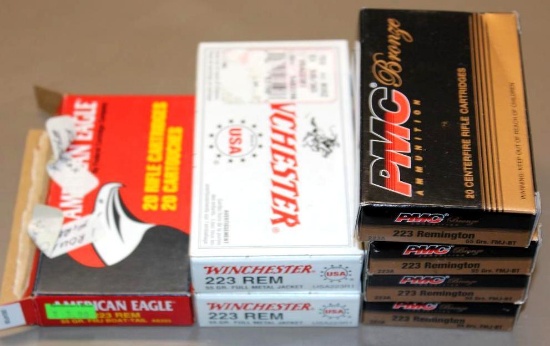 139 Rounds Mixed 223 Rem Ammunition
