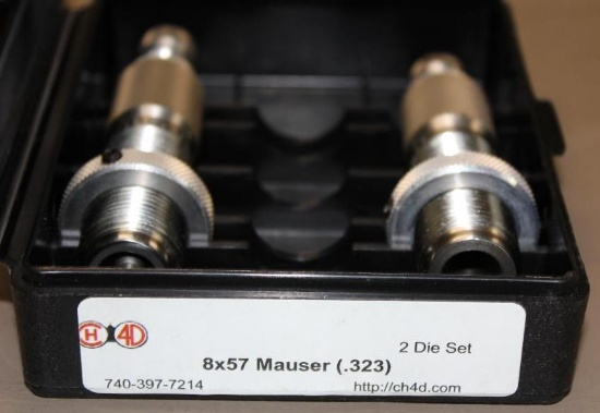 CH Tool and Die 8 x 57 Mauser (.323) 2 Die Set