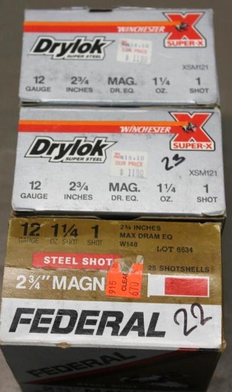 70 Cartridges 12 Gauge Shotshells