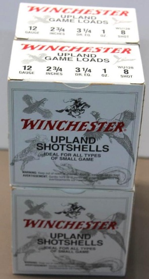 100 Cartridges Winchester 12 Gauge Upland Shotshells