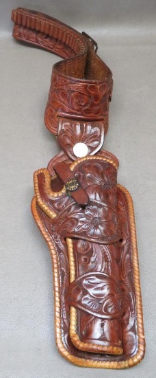 H.H Heiser Revolver Holster and Belt