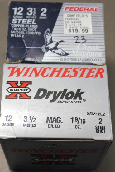 Two Boxes 12 Gauge Shotgun Ammunition