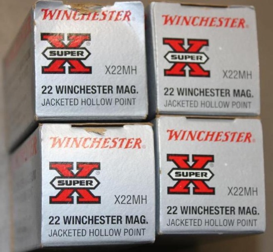 200 Cartridges Winchester Super-X 22 Mag Ammunition