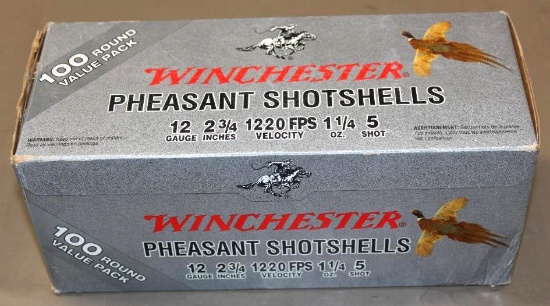 100 Round Value Pack Winchester 12 Gauge Pheasant Loads
