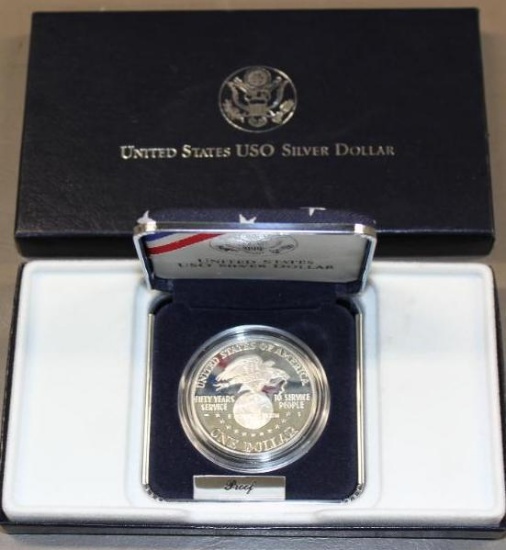 1991-S United States USO Proof Silver Dollar