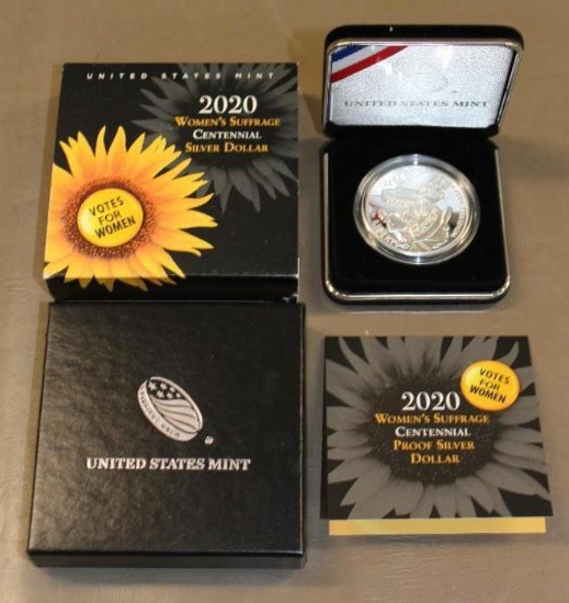 US Mint 2020 Women's Suffrage Centennial Silver Dollar