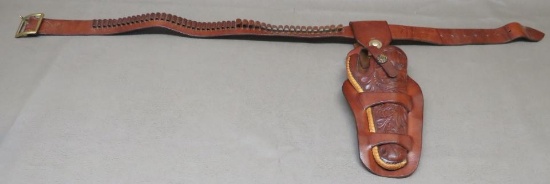H.H Heiser Revolver Holster and Belt