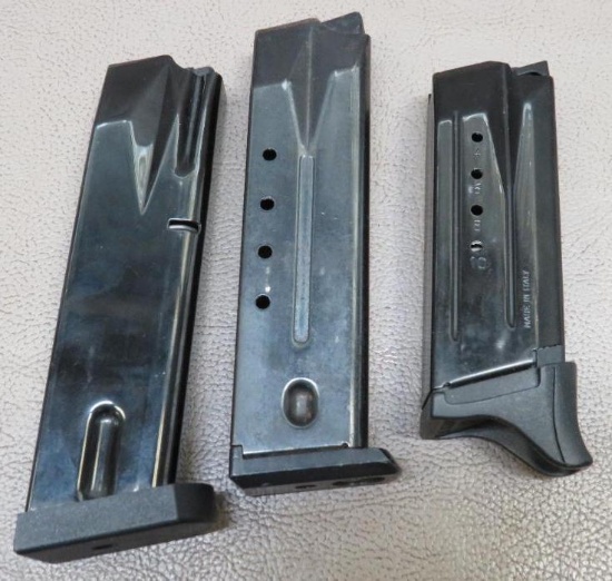 Three Pistol Magazines