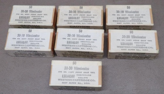 Vintage Western 30 cal Bullets for Reloading 30-30 Winchester