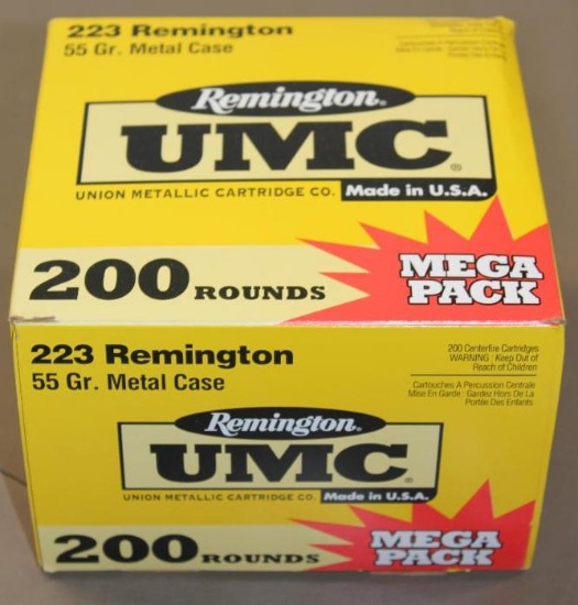 200 Round Mega Pack Remington UMC 223 Rem Ammunition