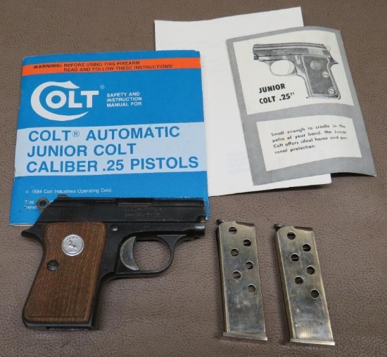 Colt Junior, 25 ACP, Pistol, SN# 39163cc