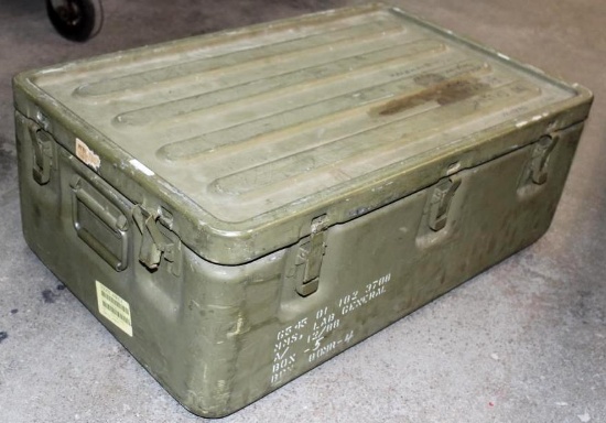 Large Metal Military Medical Box