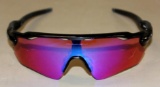 Black Oakley Radar EV Frames with Purple Prizm Lenses