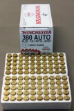 100 Rounds Winchester 380 Auto Ammunition
