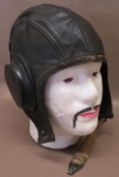 WWII Era US Navy Leather Flight Helmet