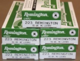100 Rounds Remington UMC 223 Remington Rifle Ammunition