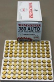 100 Rounds Winchester 380 Auto Ammunition