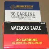 100 Rounds 30 Carbine Ammunition
