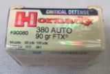 380 ACP Personal Protection Ammunition