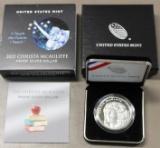 US Mint 2021 Christa McAuliffe Commemorative Proof Silver Dollar