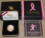 US Mint 2018 Breast Cancer Awareness Gold $5 Coin