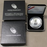 US Mint 2019 Apollo 11 50th Anniversary Fine Silver $1 Coin