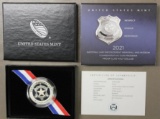 2021 National Law Enforcement Memorial and Museum Proof Clad Half Dollar