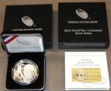 US Mint 2018 World War I Centennial Fine Silver $1 Coin