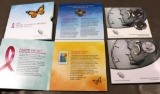 2018 Breast Cancer Awareness Coin and Stamp Set and Kennedy Half Dollar Set