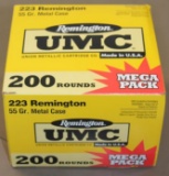 200 Round Mega Pack Remington UMC 223 Rem Ammunition
