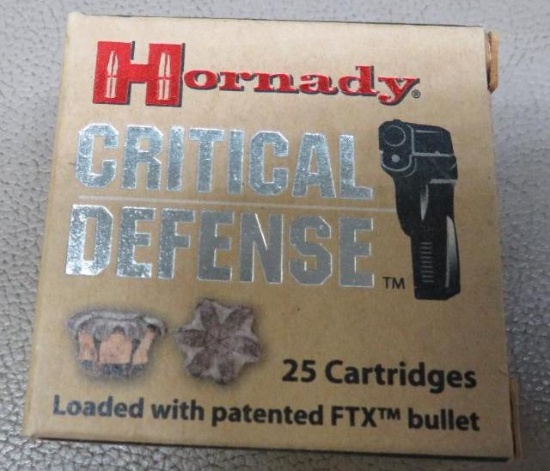 Hornady Critical Defense 380 ACP Ammunition