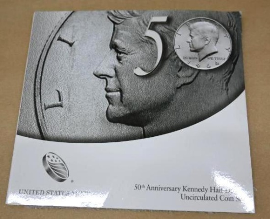 2014 50th Anniversary Kennedy Half Dollar Coin Set