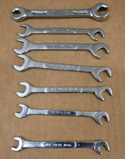 Seven Small Snap On Wrenches