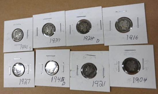 Eight Silver Dimes