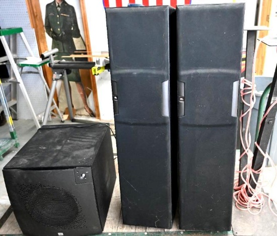 JBL HLS 20 Tower Speakers with PSW-D110 Subwoofer