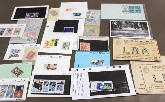 Collection of Mixed Unused European Postage Stamps and More
