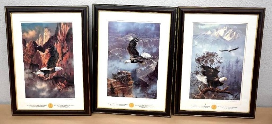 Signed Ted Blaylock Eagle Prints