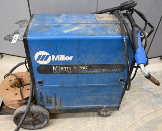 Millermatic 250 CV-DC Wire Feed Welder with Cart