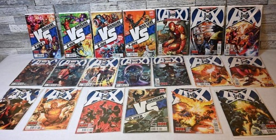 Twenty Avengers vs X-Men Comic Books